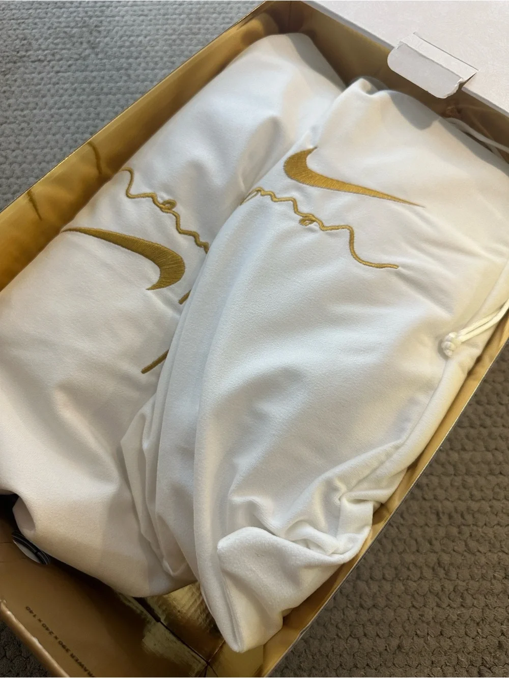 Nike Foamposite Victor Solomon Black, Gold & White Sneaker